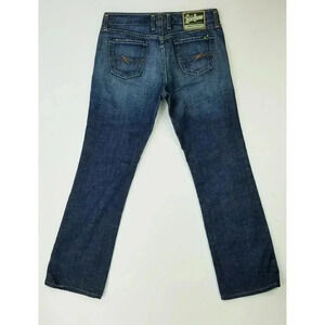 Lucky Brand Sanforized For Perfect Fit 27X31 Long Size 4 Blue Denim Elite Jeans